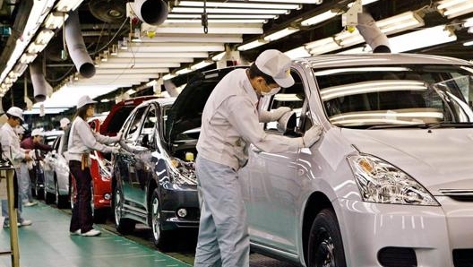 Uno degli stabilimenti Toyota in Cina