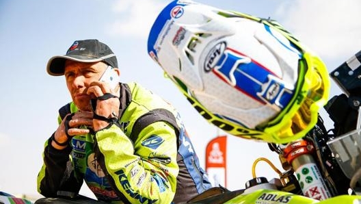 Edwin Straver nel corso della decima tappa della Dakar 2020