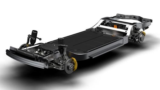 La piattaforma skateboard di Rivian, sulla quale verranno costruiti anche i Suv elettrici di Ford e Lincoln