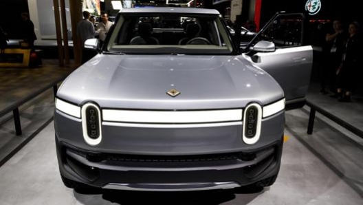 Il Rivian R1T mostrato a New York lo scorso aprile. Epa