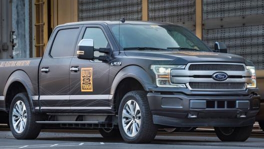 Il primo prototipo della versione elettrica del pickup Ford F-150