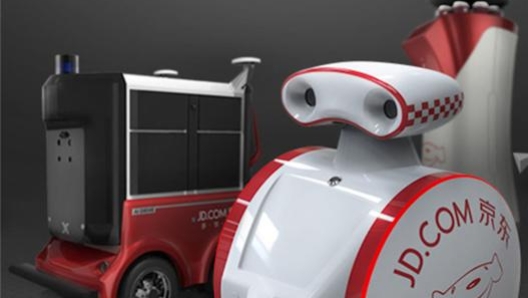 I robot di JD.Com, usati per sanificare le aree pubbliche e gli edifici