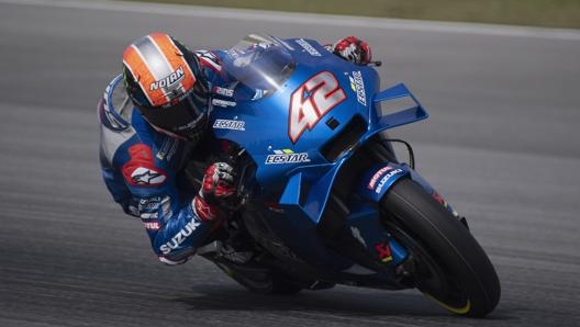 Alex Rins sulla suzuki. Getty