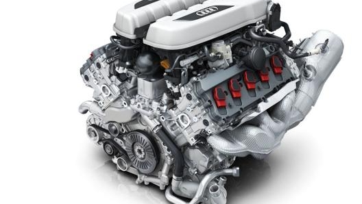 Il motore V10 aspirato da 5.204 cmc dell’attuale Audi R8, in grado di sviluppare 540 cavalli e 540 Nm di coppia