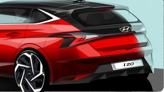 Aspetto grintoso anche per la coda della nuova Hyundai i20