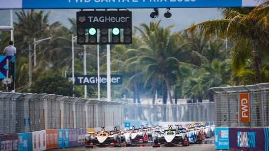 La gara di Formula E a Sanya nel 2019. Getty