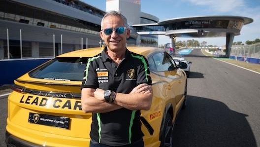 Maurizio Reggiani, CTO di Lamborghini, a Jerez de la Frontera durante le World Finals 2019