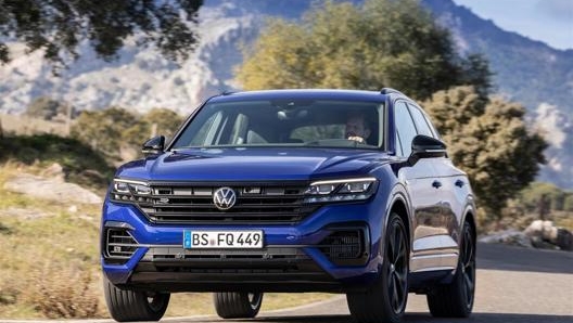 Il frontale della Volkswagen Touareg R