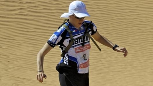 Daniele Barbone  nel deserto del Sahara