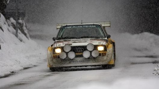 L’Audi quattro S1 di Stig Blomqvist, campione del mondo rally 1984