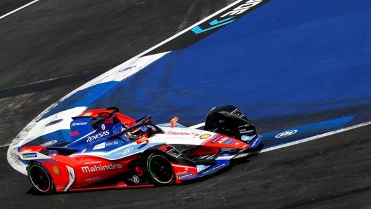 Pascal Wehrlein nel vero E-Prix di Città del Messico in febbraio. Epa