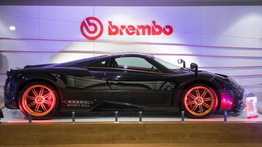 Una Pagani equipaggiata Brembo. Afp