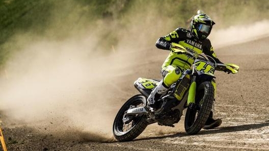 Valentino Rossi in azione al Ranch