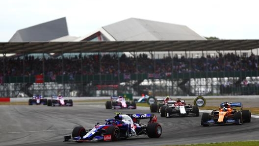 Un momento dell’ultimo GP di Gran Bretagna a Silverstone, luglio 2019. Getty