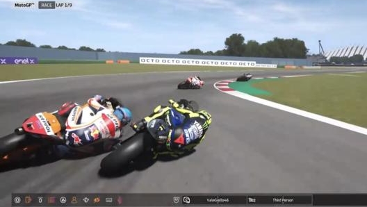 Valentino Rossi contro Alex Marquez