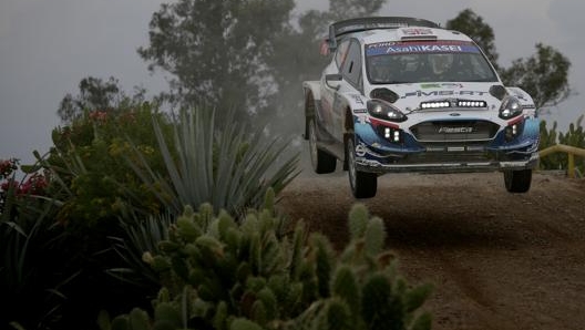 Un momento del rally del Messico, ultima prova del Mondiale 2020 disputata. Getty