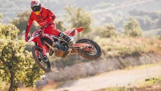 Marc Marquez in allenamento dopo il fermo per la pandemia