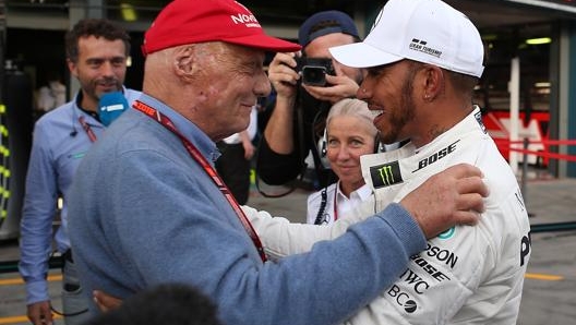 Niki Lauda e Lewis Hamilton, un’amicizia unica. Lapresse