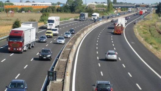 Il traffico in autostrada è calato del 57,2 per cento nella settimana dal 3 al 10 maggio