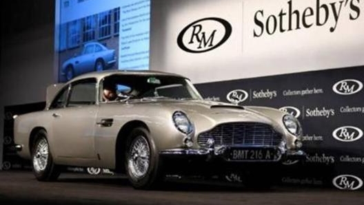 L'Aston Martin Bond DB5 venduta all'asta lo scorso agosto a Monterey, in California