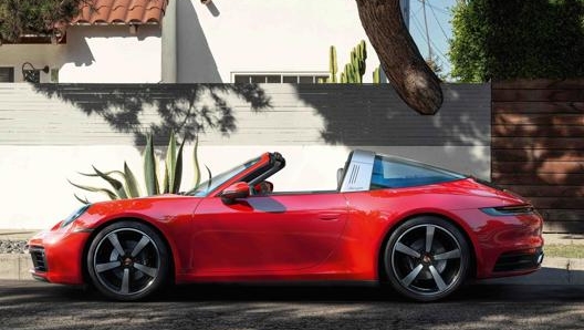 La capote della nuova Porsche 911 Targa si apre e si chiude in 19 secondi