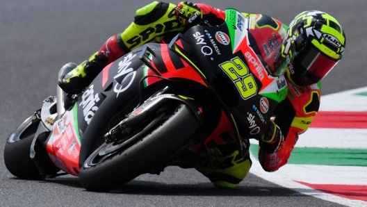 Andrea Iannone, 30 anni, l’anno scorso nel suo primo anno all’Aprilia ha ottenuto 43 punti. AFP