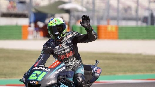 Franco Morbidelli con la Petronas durante il GP di Misano 2019 (LaPresse)