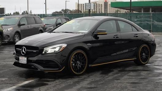 Spazio anche alle europee. Una pepata Mercedes Amg Cla 45 Coupé del 2018 in vendita a a 37.500 dollari