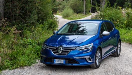 La Mégane di questa prova ha un motore a benzina da 160 cavalli