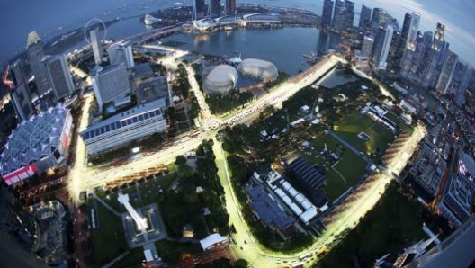 Il circuito di Singapore. Ap