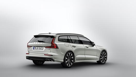 Il posteriore della Volvo V60