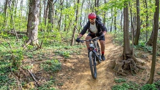 Escursione in bici su trail sterrati. Masperi