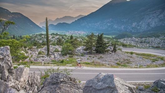 Le formazioni rocciose note come “marocche” nel Garda Trentino. Giampaolo Calzamaggio/GT