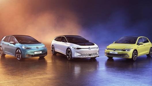 La Volkswagen ID.3, il concept ID. Space Vizzion e la Golf 8