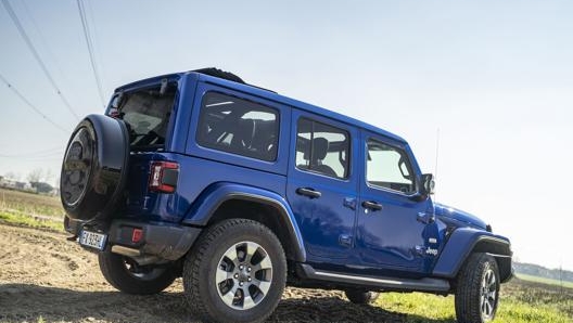 Jeep Wrangler Sahara Unlimited: altezza dal suolo di 24,2 centimetri