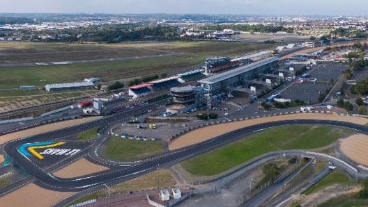 Veduta aerea del circuito di Le Mans