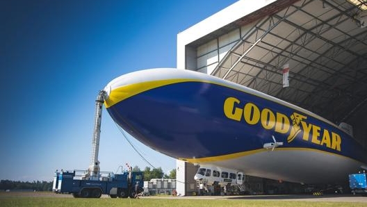 Il celebre veicolo promozionale della Goodyear