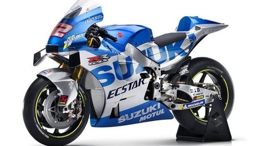 La livrea blu-argento adottata sul prototipo di Rins e Mir celebra i 60 anni di Suzuki nei Gran Premi