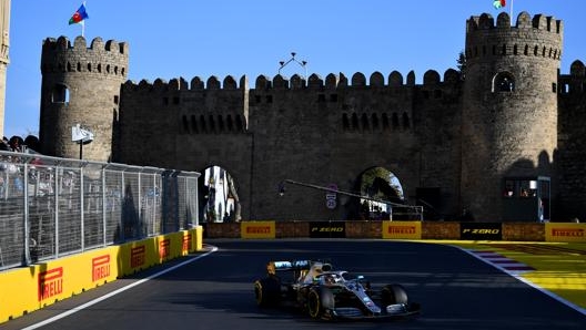 La suggestione del circuito di Baku. Getty