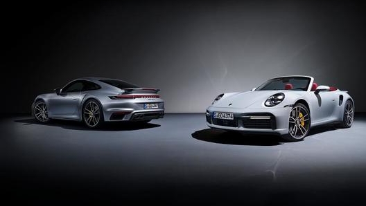 La nuova Porsche 911 Turbo S in versione Coupé e Cabriolet