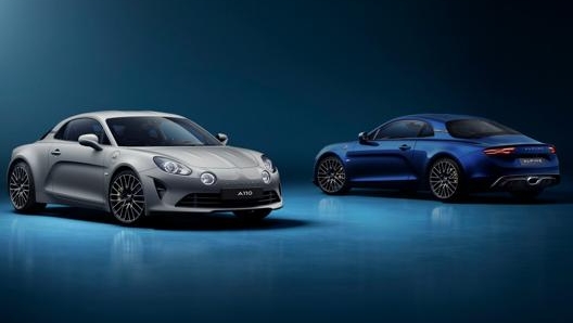 Frontale e retrotreno della Alpine A110 Légende GT