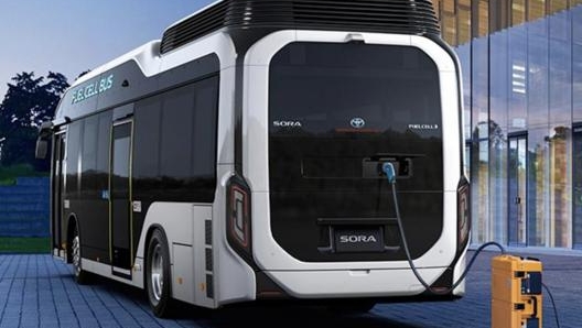 Il bus a idrogeno Sora, prodotto da Toyota per il mercato giapponese