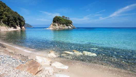 Lo scoglio della Paolina,, dove la sorella di Napoleone veniva a prendere il sole e fare il bagno