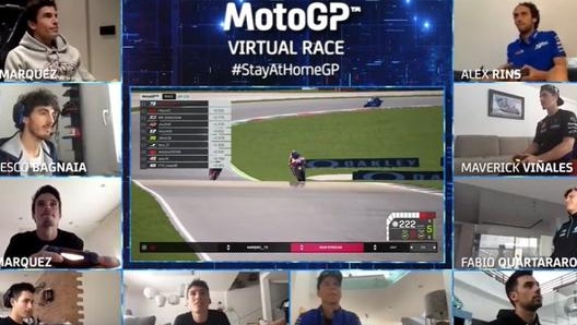 Un'immagine della Virtual Race al Mugello