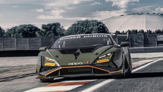 Lamborghini Huracán Super Trofeo Evo2 monta il motore V10 da 5,2 litri che eroga 620 Cv