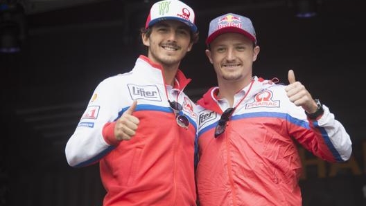 Francesco Bagnaia e Jack Miller. Getty