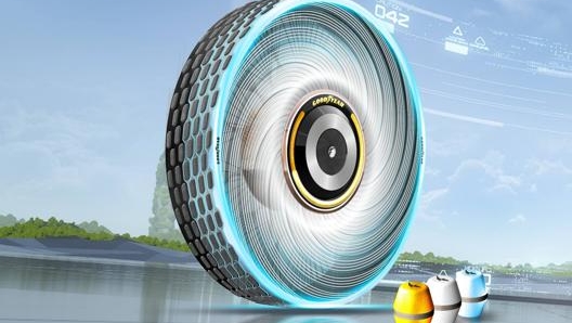 Il prototipo di pneumatico Goodyear reCharge