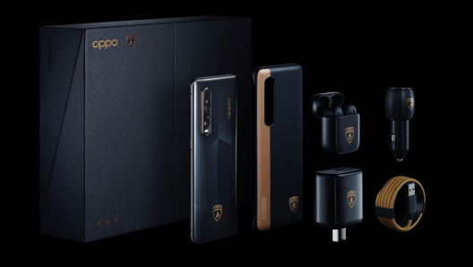 Il nuobo Oppo Find X2 Pro Lamborghini Edition con gli accessori