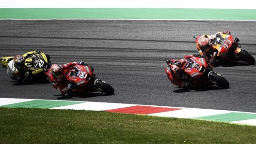 Un momento del GP del Mugello 2019. Afp