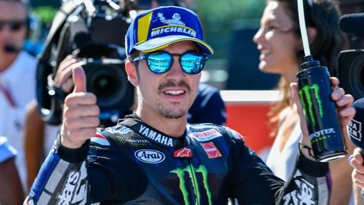 Maverick Viñales, 25 anni. Ansa